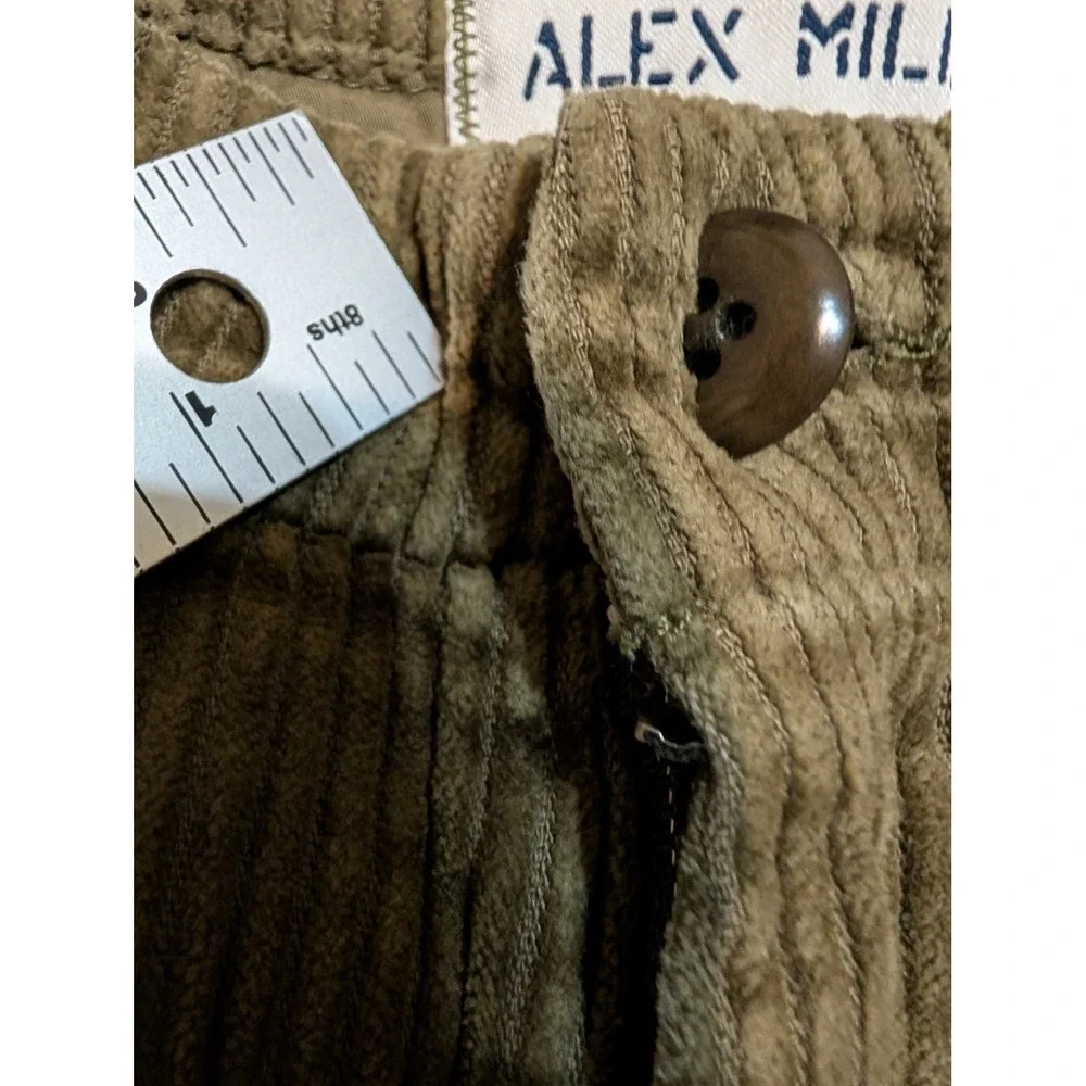Alex Mill Boy Pant Corduroy Pants‎ Dark Olive Green Size 0 (BUTTON FLAW)